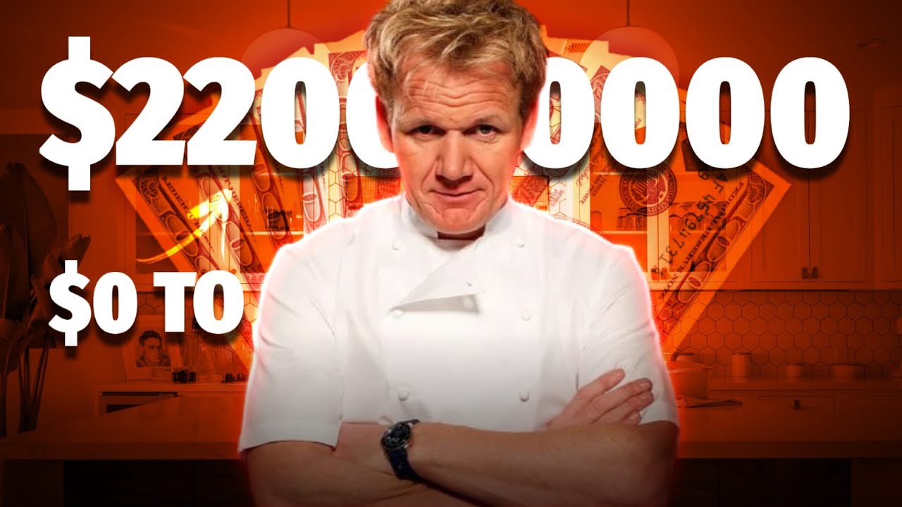 Gordon Ramsay's Incredible Wealth Journey - $0 to $220 Million | Book ...