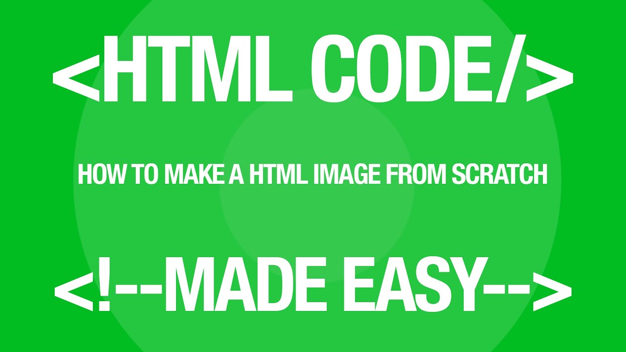 Web Design Tutorial How to Code HTML Images - Guapify