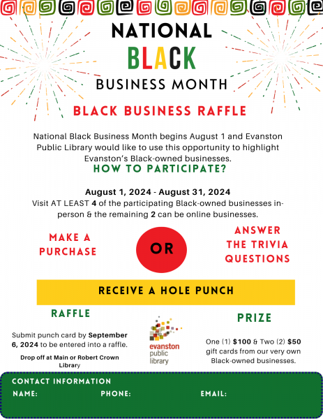 Evanston Public Library celebrates National Black Business Month