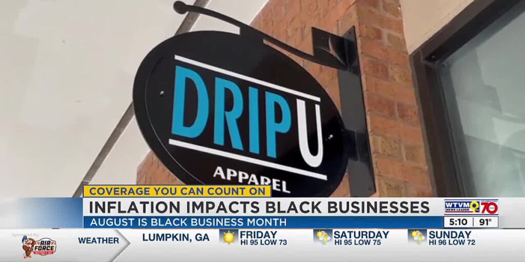 Inflation impacting Black-owned entrepreneurs during Black Business Month - WTVM