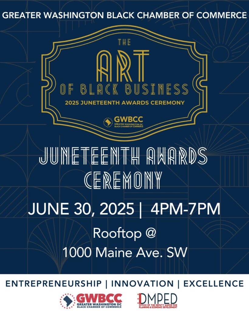 GWBCC Hosts Juneteenth Awards Reception Honoring DC Black Business Leaders