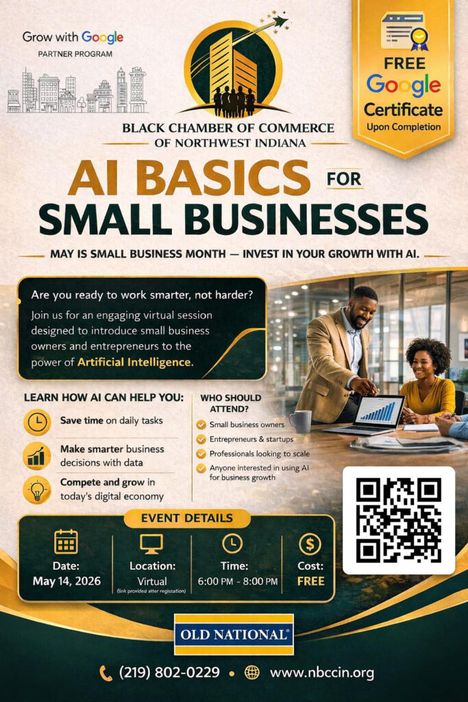 Black Chamber of Commerce to host AI Workshop for small businesses